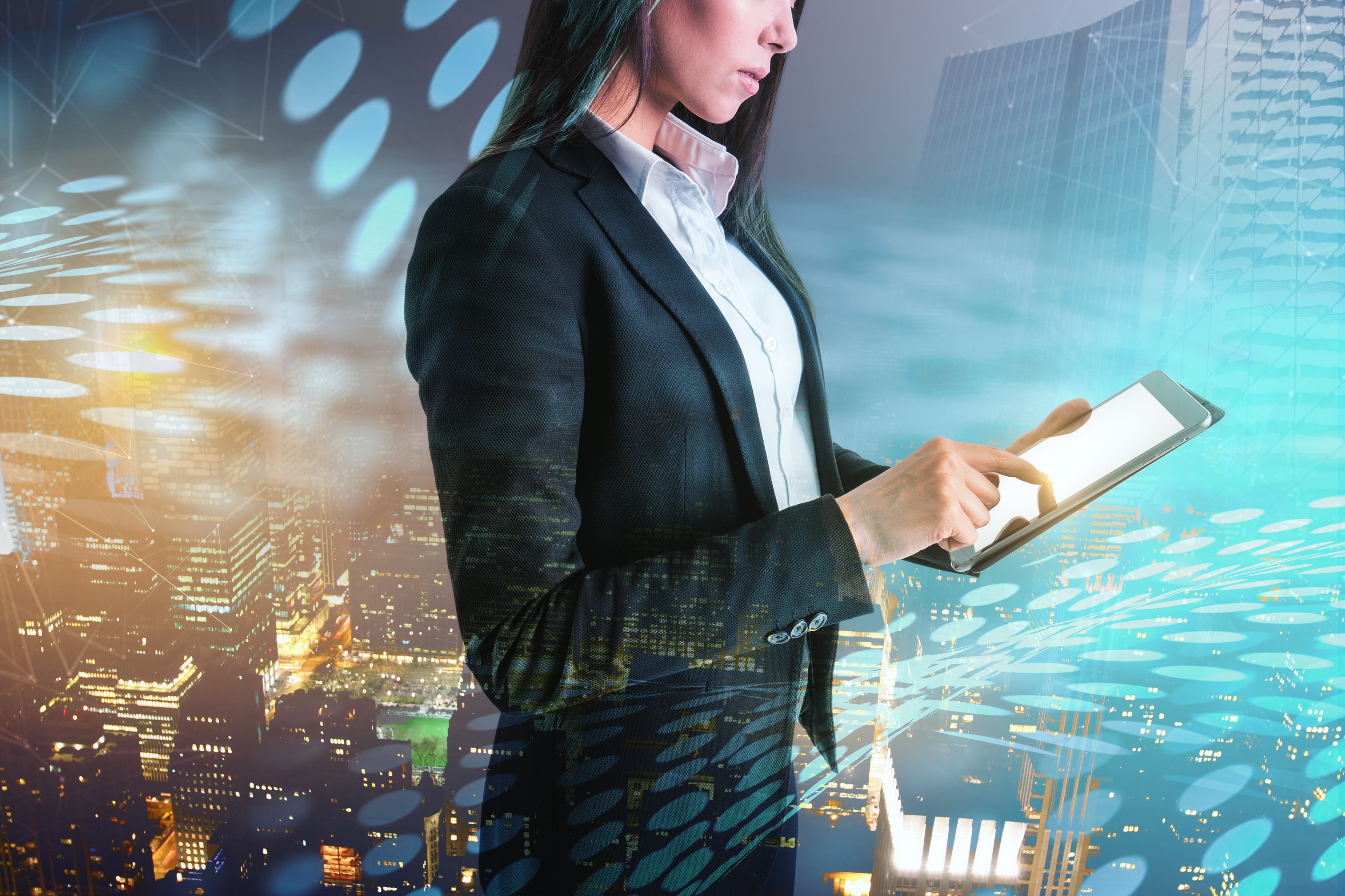 business women with ai
